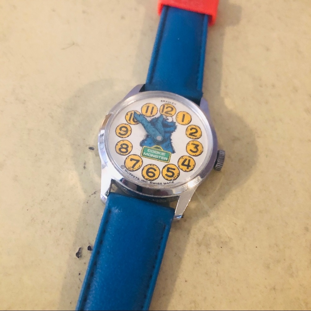 1970’s Vintage Cookie Monster Manual Wind Watch